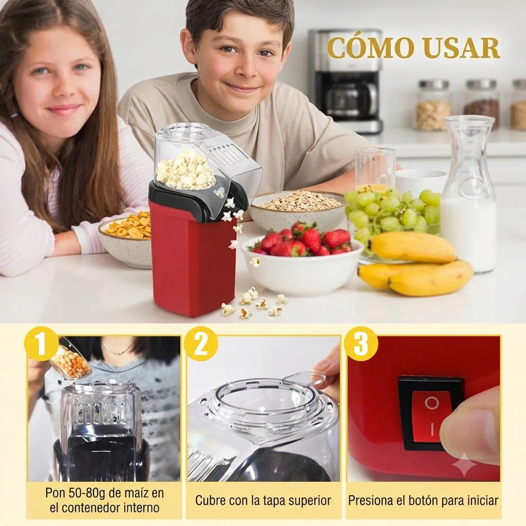 PopJoy - Tus cabritas listas en minutos, sin aceite.