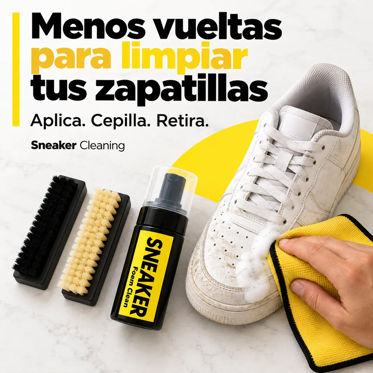 Sneaker Cleaning - Retira polvo y manchas leves