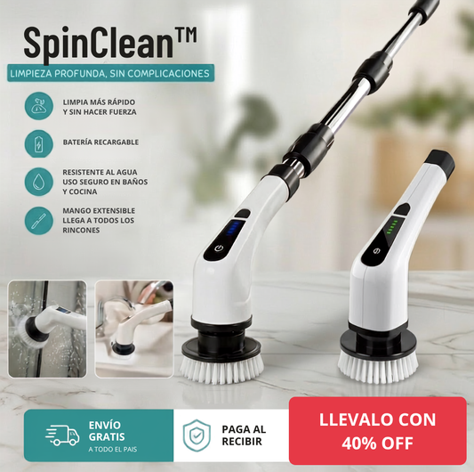 SpinClean™ – Limpieza profunda, sin complicaciones.