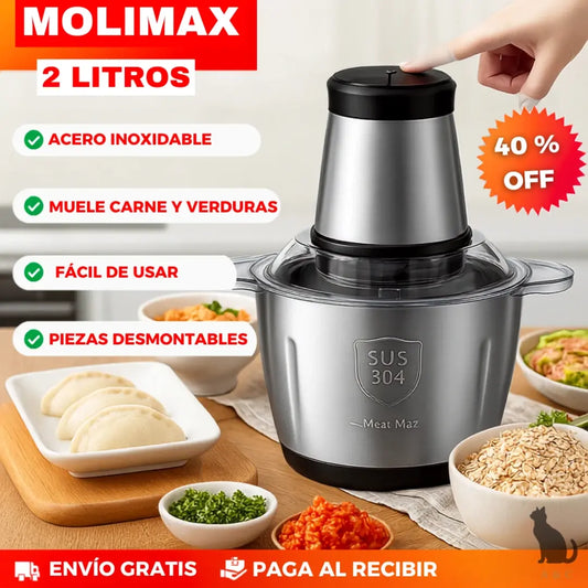 MoliMax - Muele carne y verduras rápido y sin esfuerzo