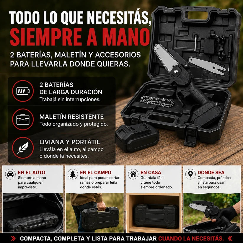 CortaMax™ - Poda fácil y sin cables