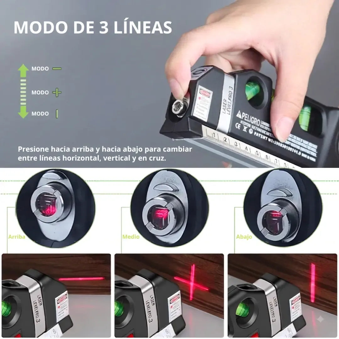 LaserPro 4en1 - Precisión al alcance