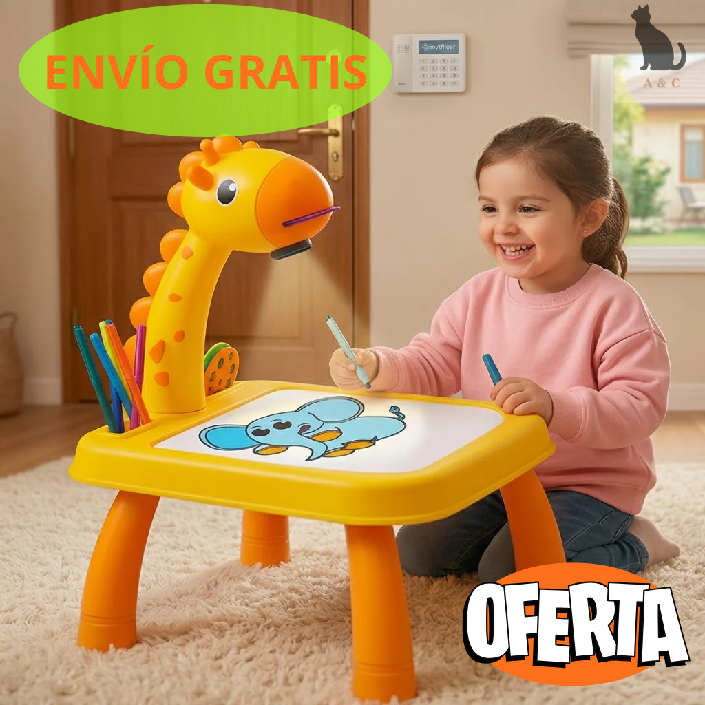 Mini Mesa Proyector De Dibujo Infantil