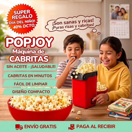PopJoy - Tus cabritas listas en minutos, sin aceite.