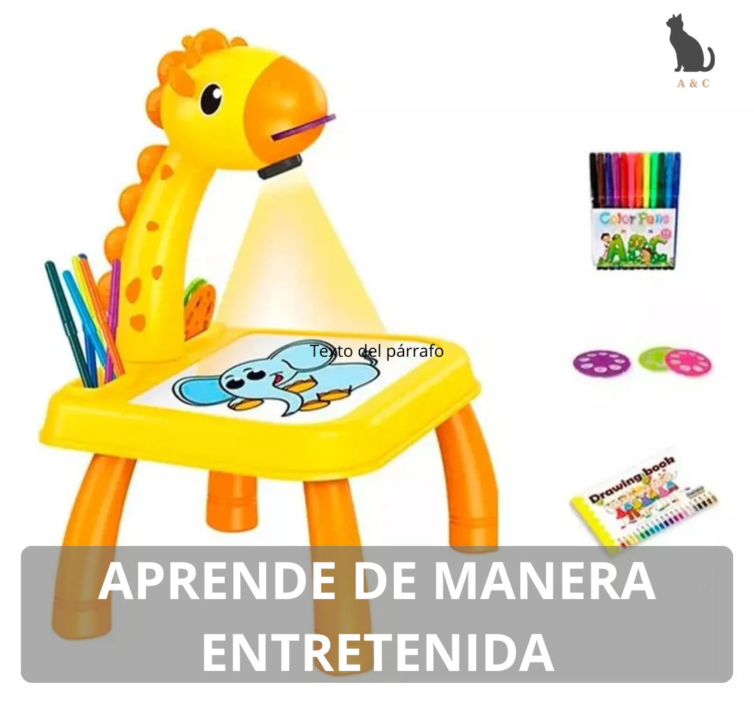 Mini Mesa Proyector De Dibujo Infantil