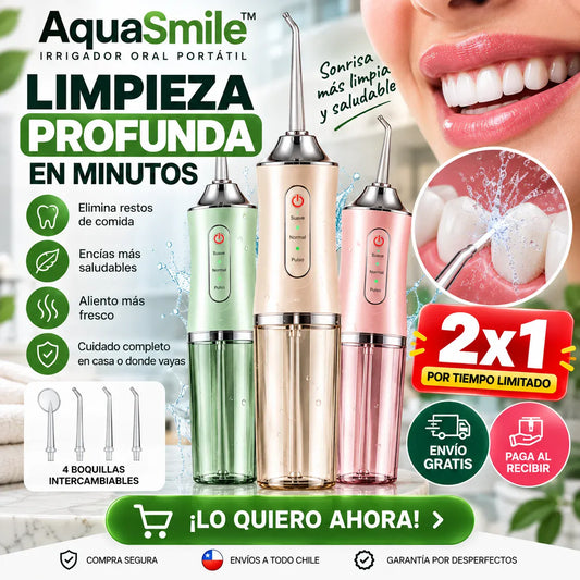 AquaSmile™ - Limpieza profunda en minutos