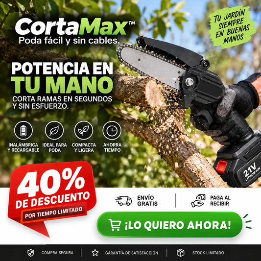 CortaMax™ - Poda fácil y sin cables