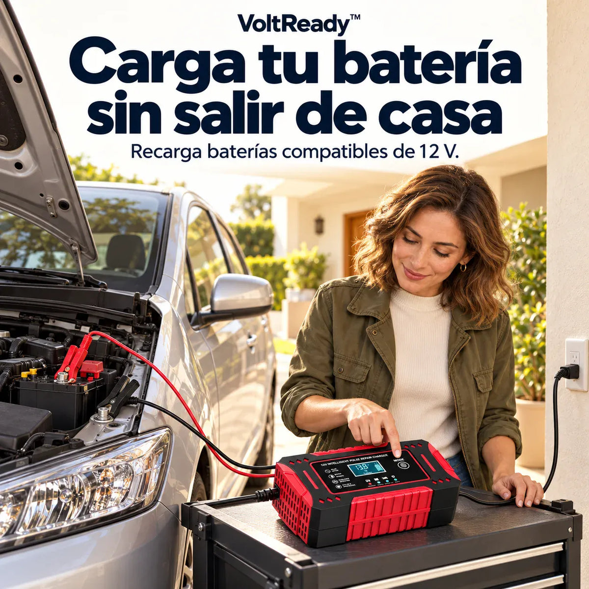 VoltReady™ - Carga tu batería desde casa
