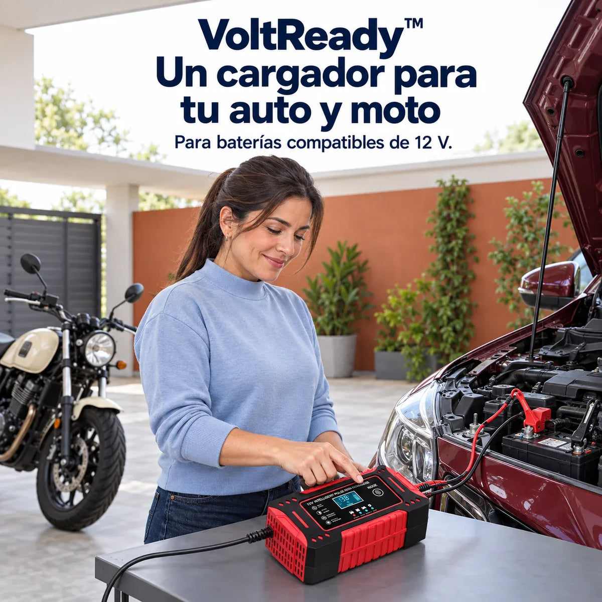 VoltReady™ - Carga tu batería desde casa
