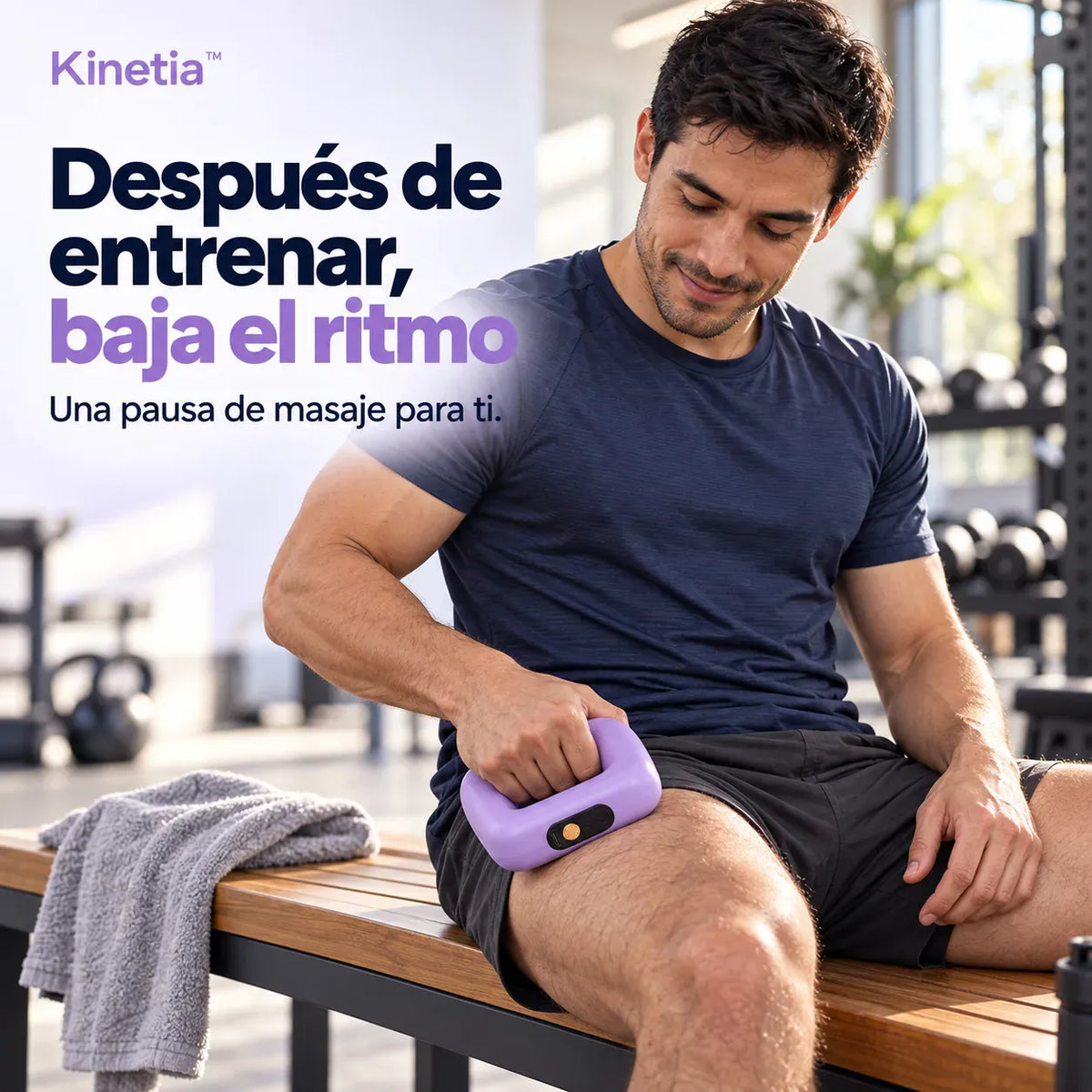 Kinetia™ - Masaje portátil con cinturón ajustable