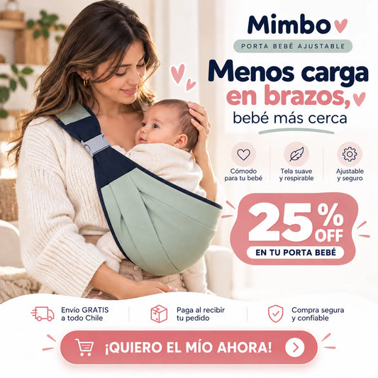 Mimbo - Menos carga en brazos, bebé más cerca