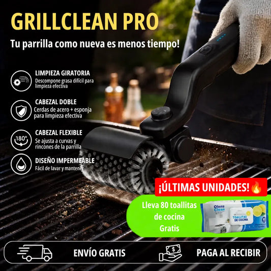 GrillClean Pro — "Tu parrilla como nueva en menos tiempo"