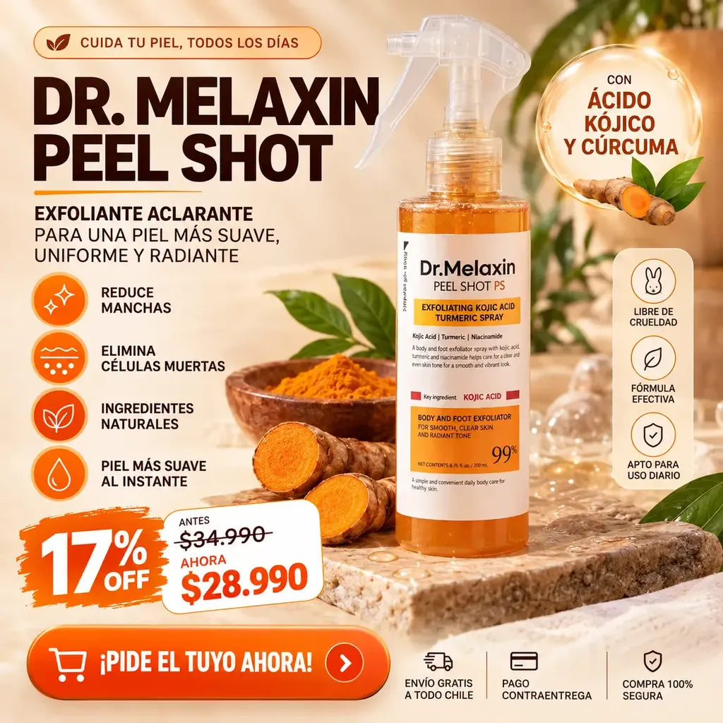 Dr Melaxin Peel Shot PS - Exfoliación fácil, piel más luminosa