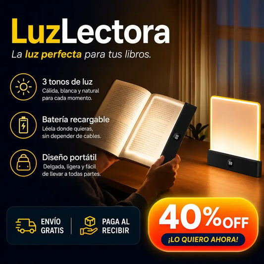 LuzLectora — La luz perfecta para tus libros