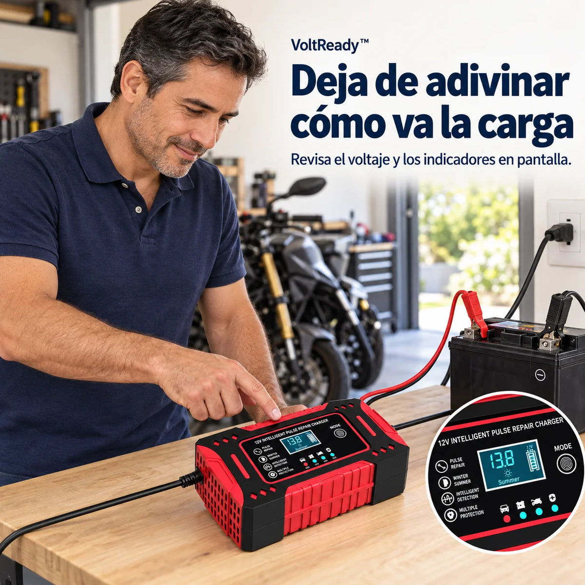 VoltReady™ - Carga tu batería desde casa