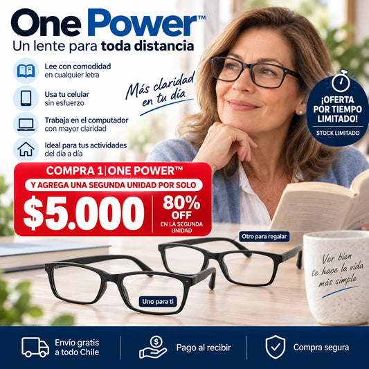 One Power - Un lente para toda distancia
