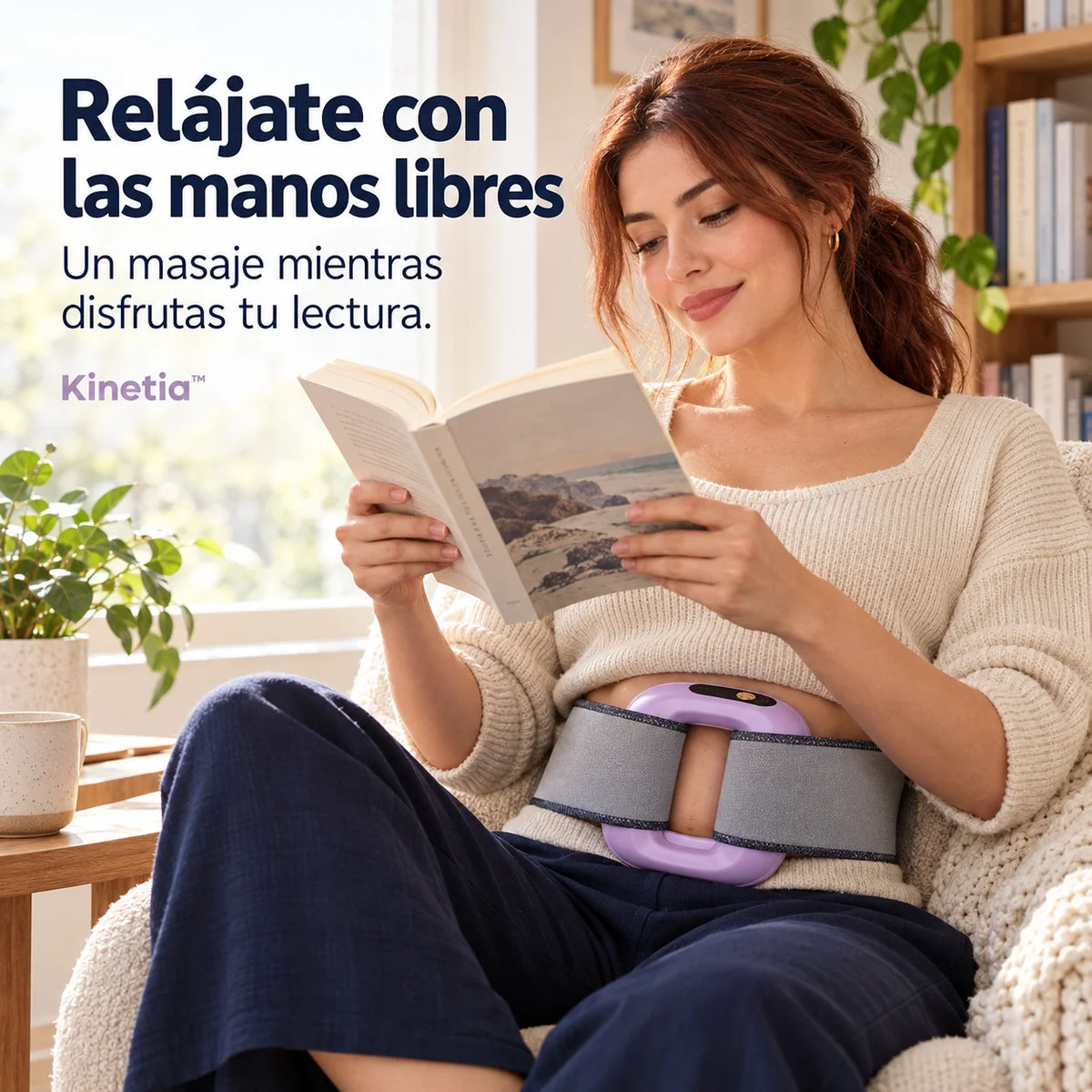 Kinetia™ - Masaje portátil con cinturón ajustable