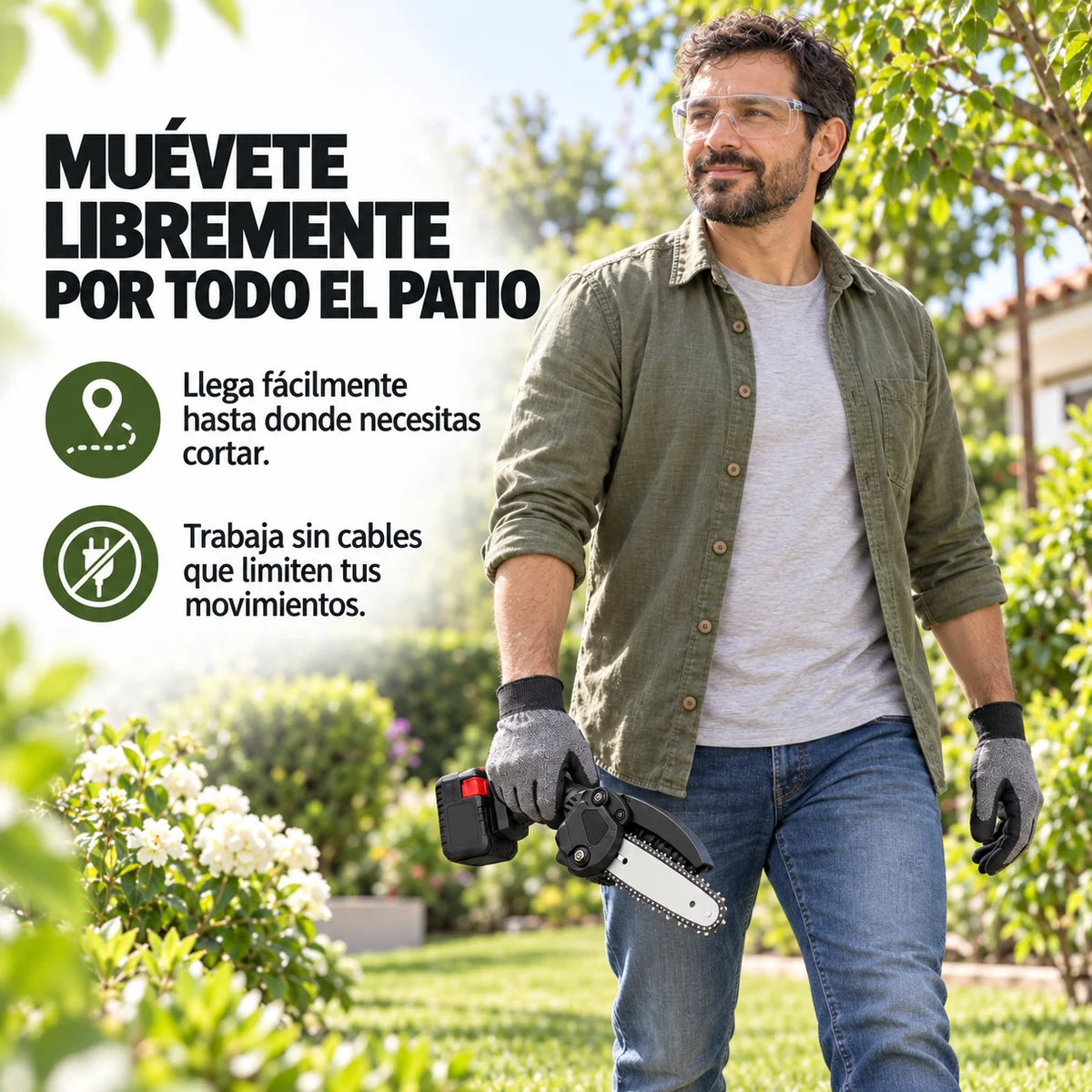 CortaMax™ - Poda fácil y sin cables